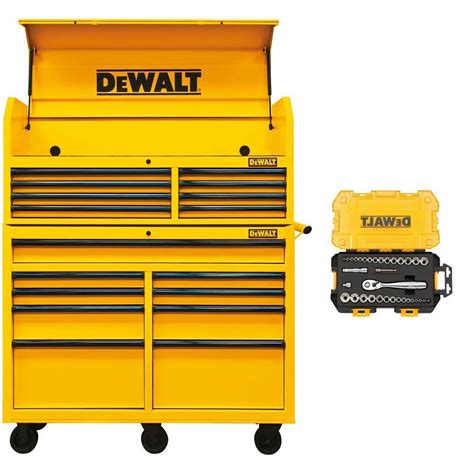 52 in steel tool chest cabinet combination yellow|Yellow Steel Tool Chests & Tool Cabinets at Lowes.com.